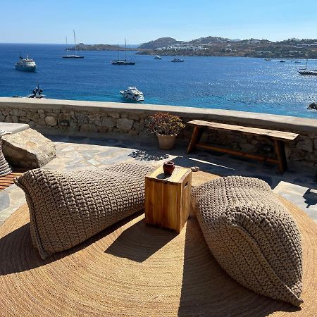 אורנוס Beachfront Mykonos Guest House מראה חיצוני תמונה