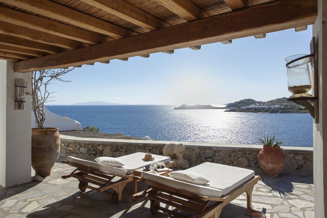 אורנוס Beachfront Mykonos Guest House מראה חיצוני תמונה