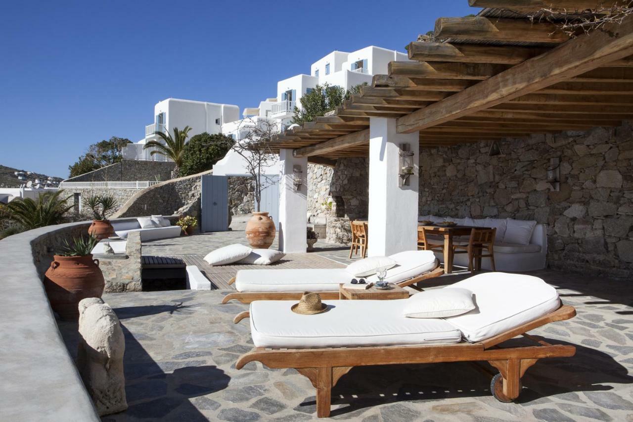 אורנוס Beachfront Mykonos Guest House מראה חיצוני תמונה