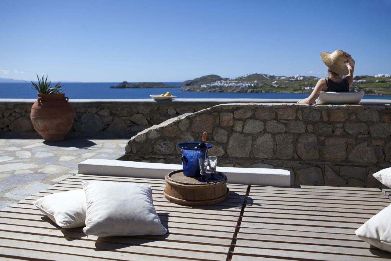 אורנוס Beachfront Mykonos Guest House מראה חיצוני תמונה