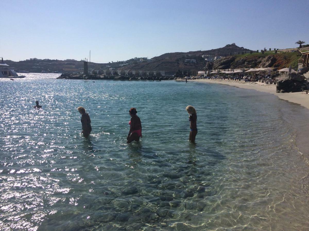 אורנוס Beachfront Mykonos Guest House מראה חיצוני תמונה