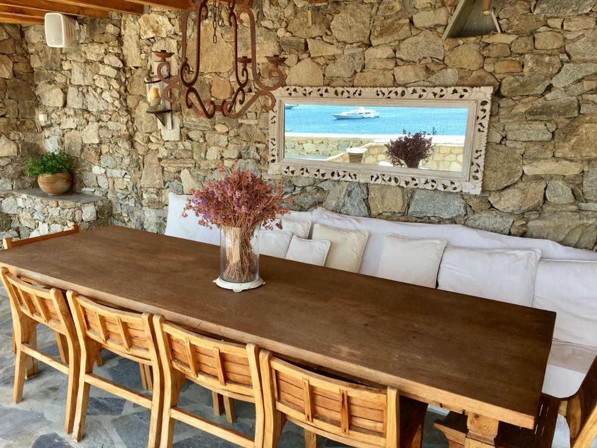 אורנוס Beachfront Mykonos Guest House מראה חיצוני תמונה