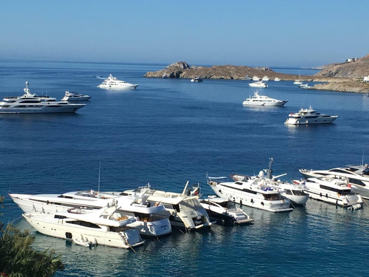 אורנוס Beachfront Mykonos Guest House מראה חיצוני תמונה
