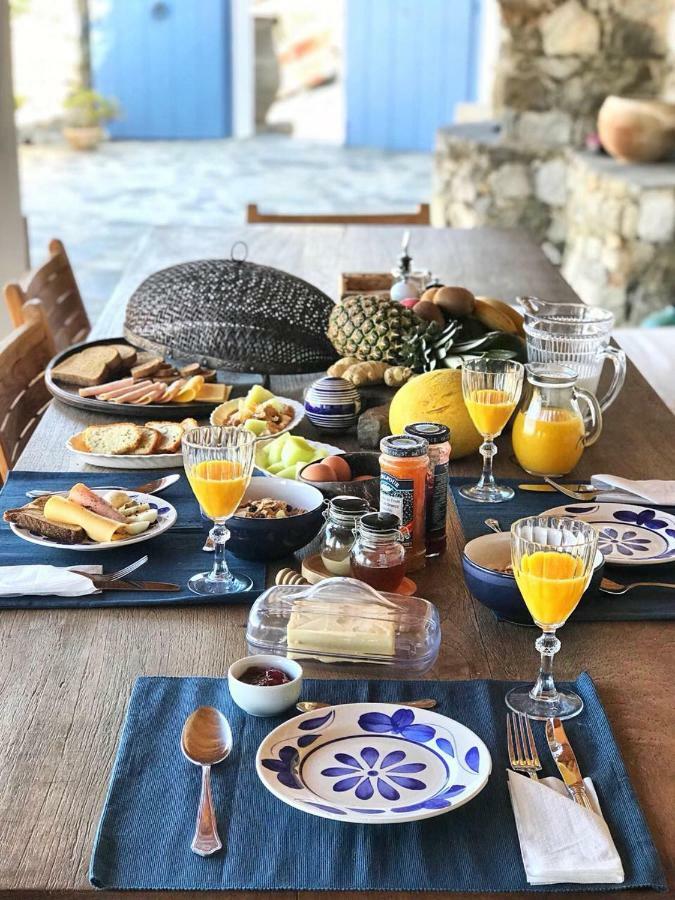 אורנוס Beachfront Mykonos Guest House מראה חיצוני תמונה