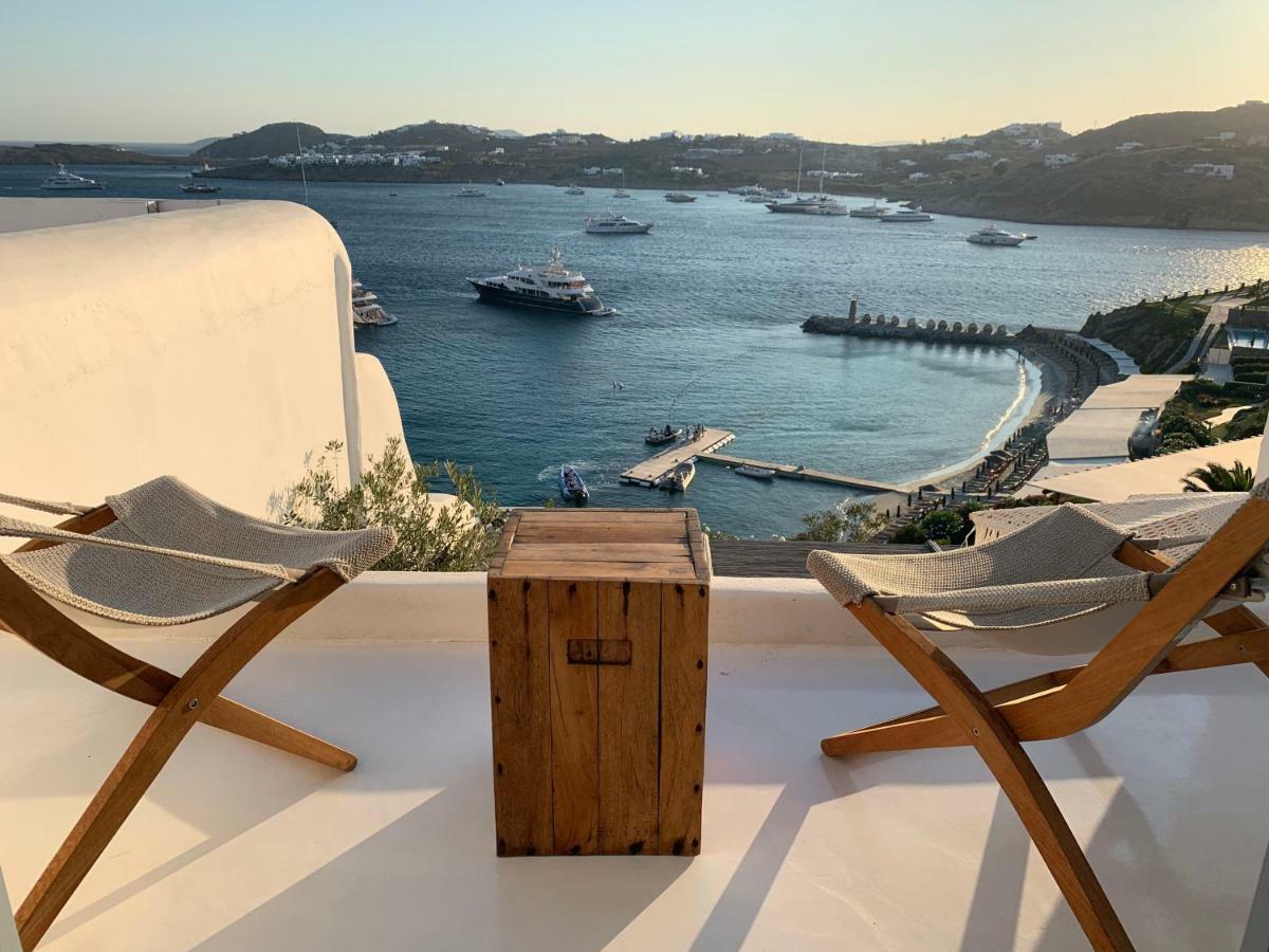 אורנוס Beachfront Mykonos Guest House חדר תמונה